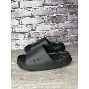 Nike Calm Slides Black Rubber Sandals Men’s Sz 10M US/43EU Women 11US FD4116-001